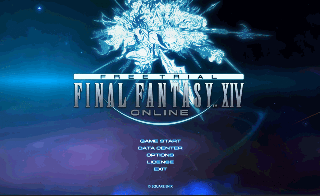 FF14のスタート画面